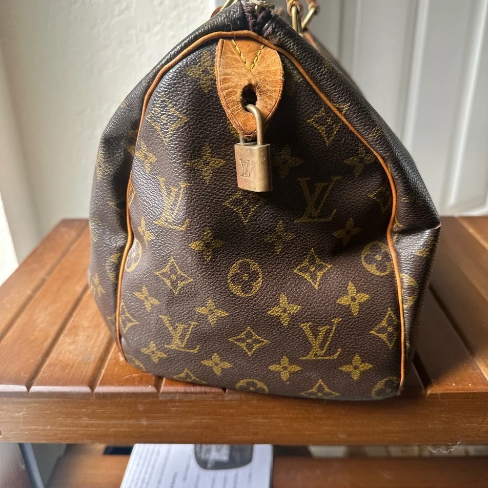 Vintage Louis Vuitton Monogram Canvas Handbag - Picture 3 of 5